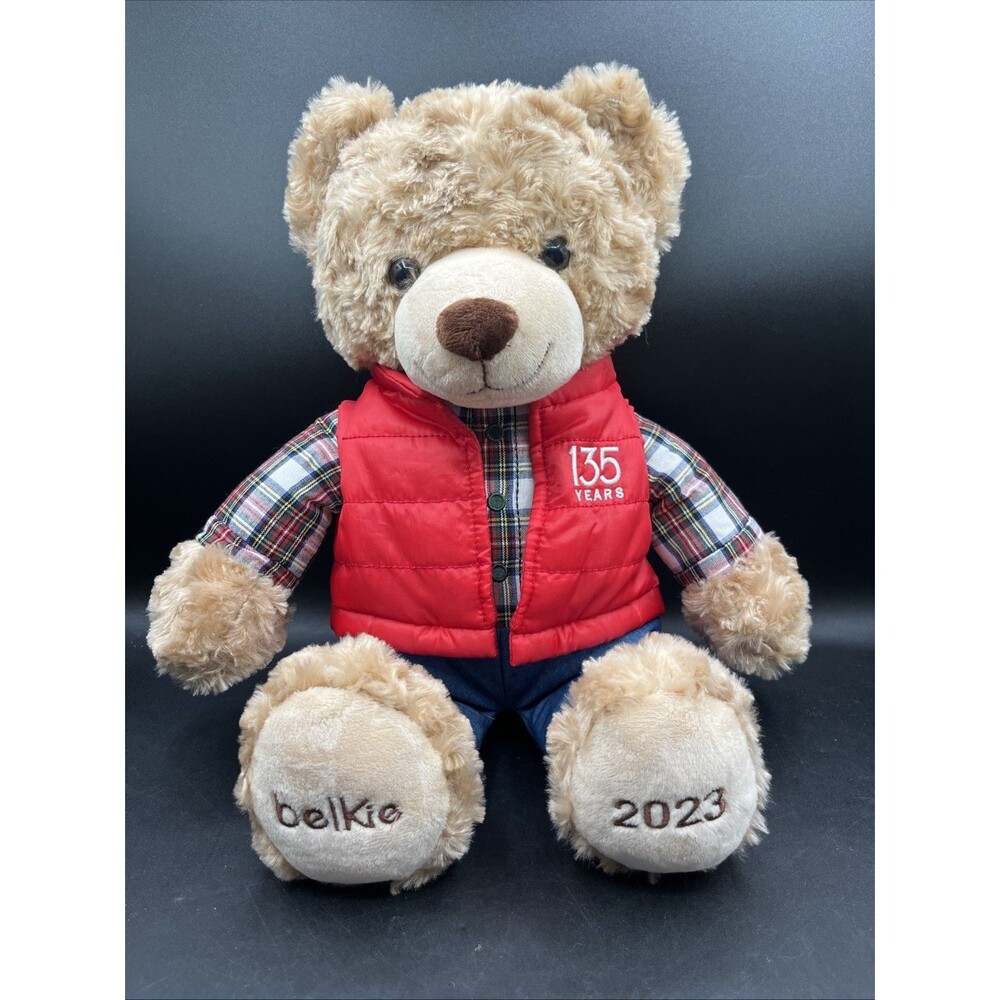 Joyland 2023 Belkie Christmas Bear - Belk Store - Plush Teddy Bear 135 Years Ed.